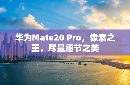 华为Mate20 Pro，像素之王，尽显细节之美