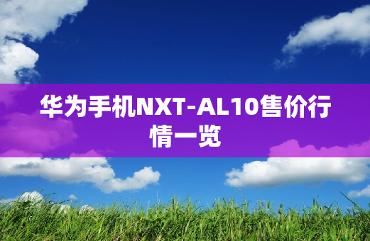 华为手机NXT-AL10售价行情一览